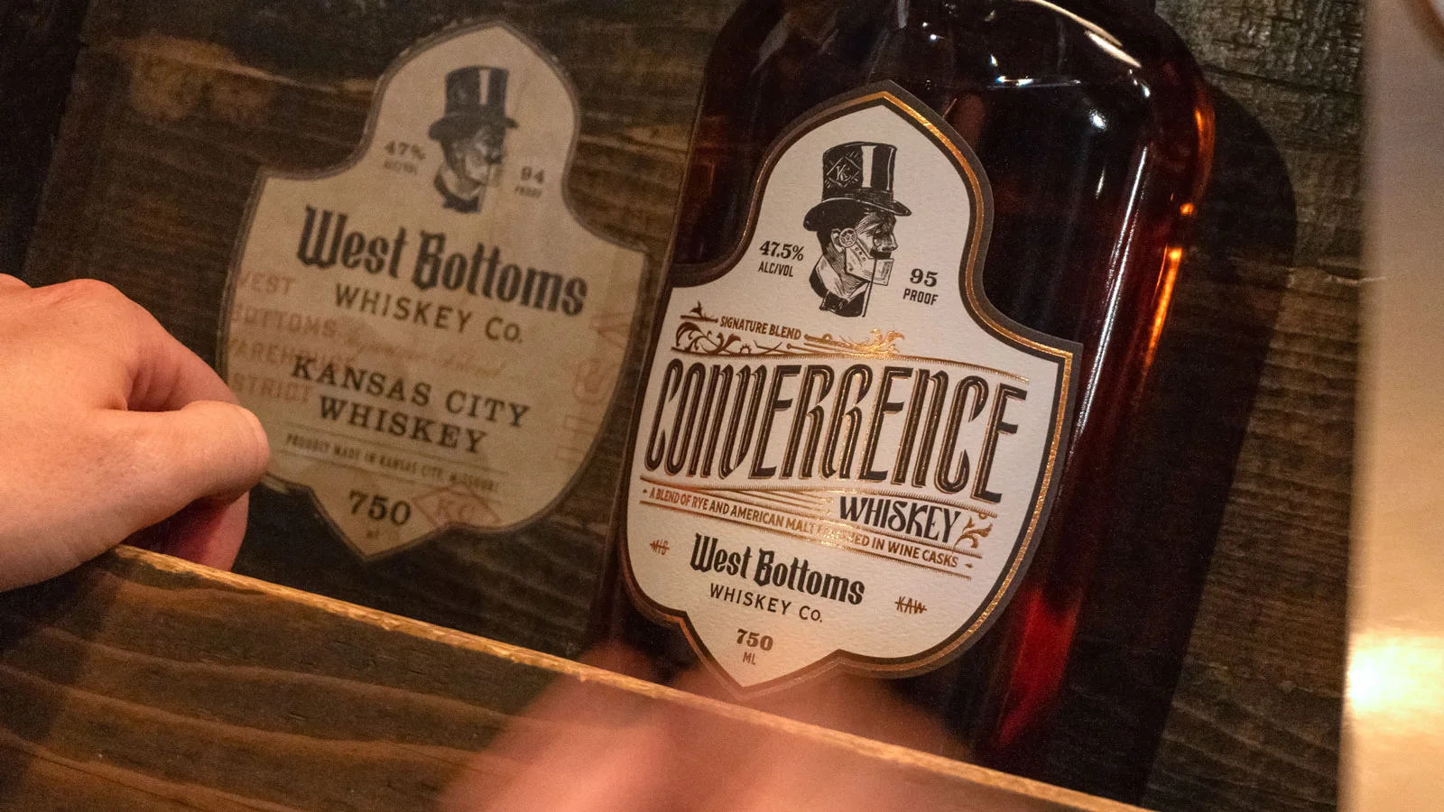 West Bottoms Whiskey Co. design